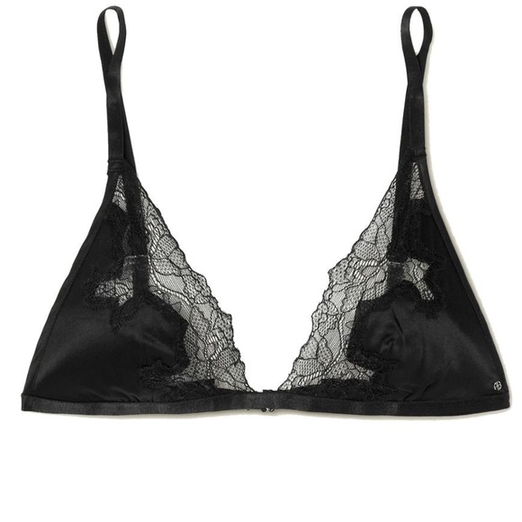 Anine Bing Other - Anine Bing “Juliet” silk bra, black, unworn, size small, brand new with tags NWT